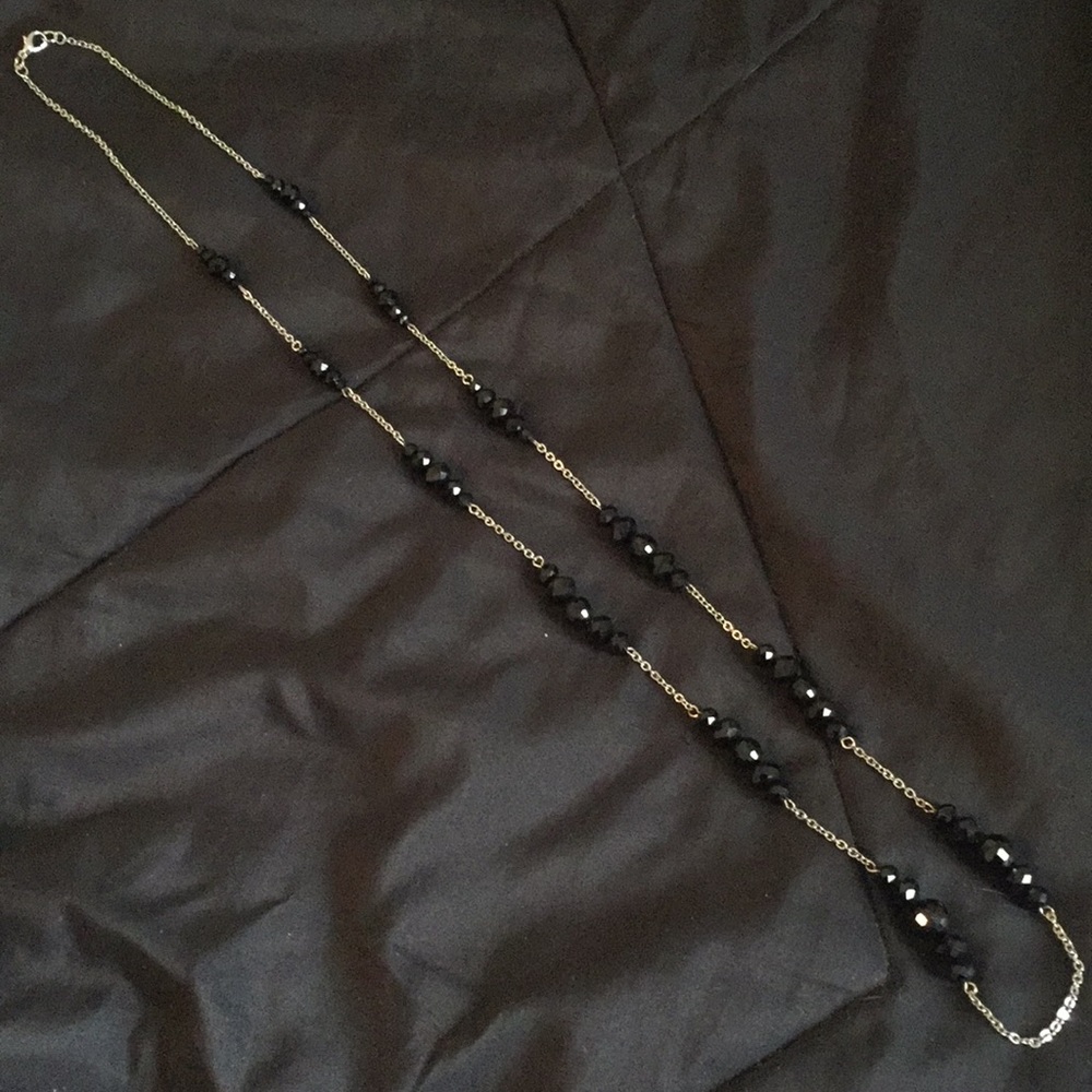Long beaded necklace